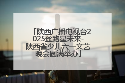 陕西广播电视台2025丝路星未来-陕西省少儿六一文艺晚会圆满举办