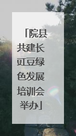 院县共建长豇豆绿色发展培训会举办