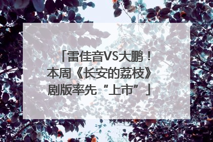 雷佳音VS大鹏！本周《长安的荔枝》剧版率先“上市”