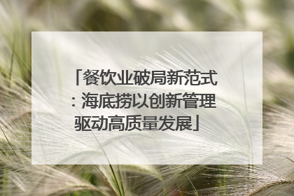 餐饮业破局新范式：海底捞以创新管理驱动高质量发展