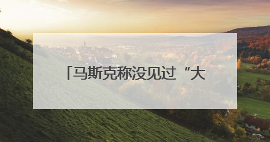 马斯克称没见过“大而美”法案，美众议长：我们曾多次讨论