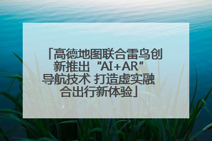 高德地图联合雷鸟创新推出“AI+AR”导航技术 打造虚实融合出行新体验
