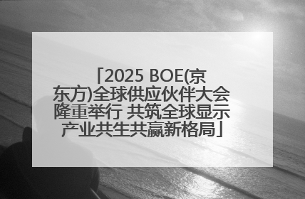 2025 BOE(京东方)全球供应伙伴大会隆重举行 共筑全球显示产业共生共赢新格局