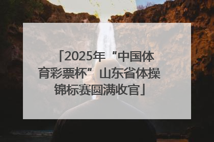 2025年“中国体育彩票杯”山东省体操锦标赛圆满收官