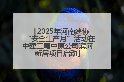 2025年河南建协“安全生产月”活动在中建三局中原公司滨河新居项目启动