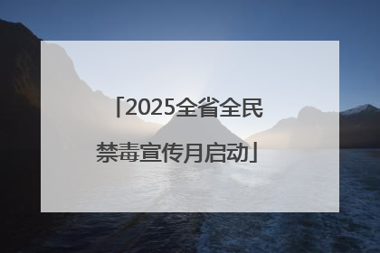 2025全省全民禁毒宣传月启动