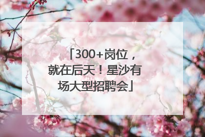 300+岗位，就在后天！星沙有场大型招聘会