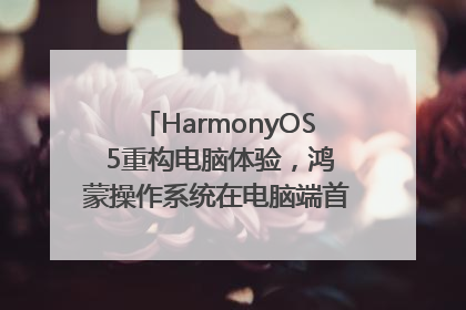 HarmonyOS 5重构电脑体验，鸿蒙操作系统在电脑端首次亮相丨新经济观察